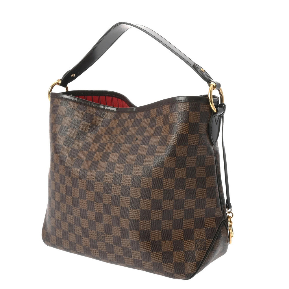 Louis Vuitton Damier Bag Shoulder Delightful Brown Canvas Hobo Brown